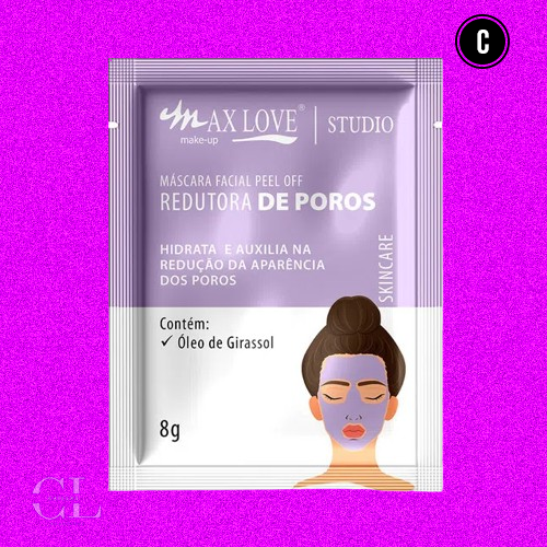 Máscara Facial Peel Off Redutora de Poros - Max Love®