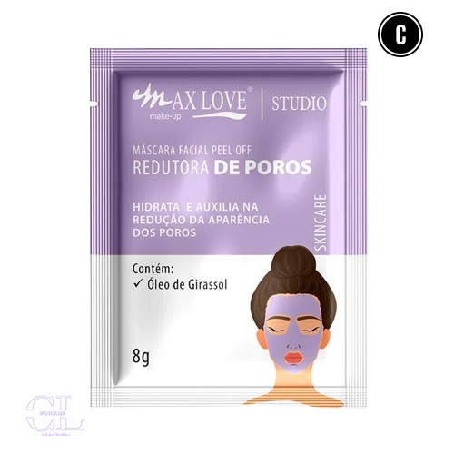 Máscara Facial Peel Off Redutora de Poros - Max Love®