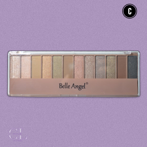 Paleta de Sombras 12 Cores - Belle Angel®