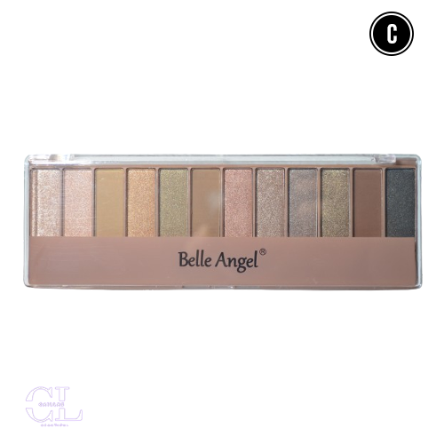 Paleta de Sombras 12 Cores - Belle Angel®